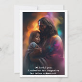 保護祈りの言葉イエスキリストカスタム文字 シーズンカード (正面)