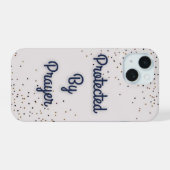 「保護祈りの言葉別」IPhone 15電話ケース iPhone 15ケース (裏面横)