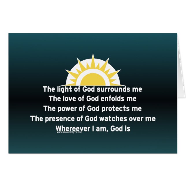 保護祈りの言葉 (正面横)