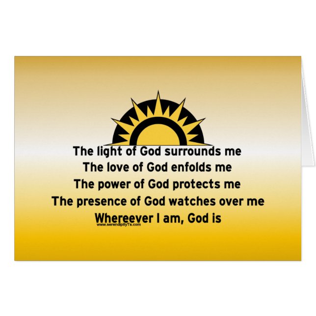 保護祈りの言葉 (正面横)