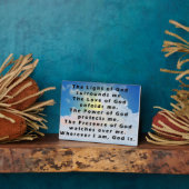 保護祈りの言葉 フォトプラーク (側面)