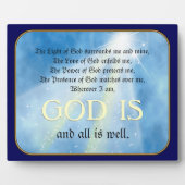 保護祈りの言葉 フォトプラーク (正面)