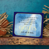 保護祈りの言葉 フォトプラーク (側面)