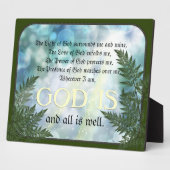 保護祈りの言葉 フォトプラーク (側面)