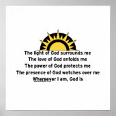 保護祈りの言葉 ポスター (正面)