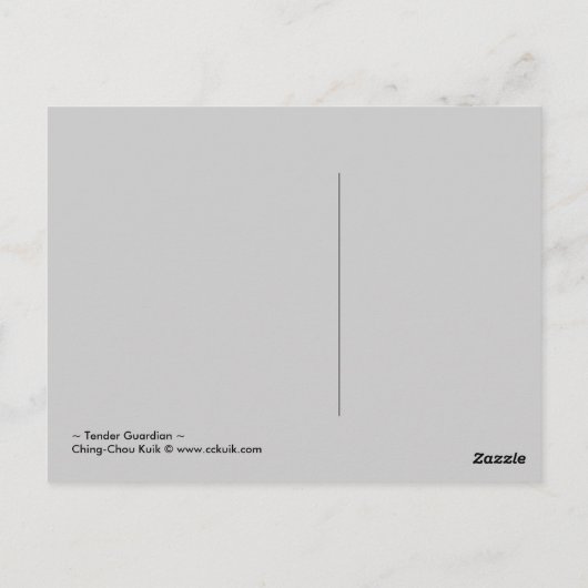 保護者の入札 – ポストカード (裏面)