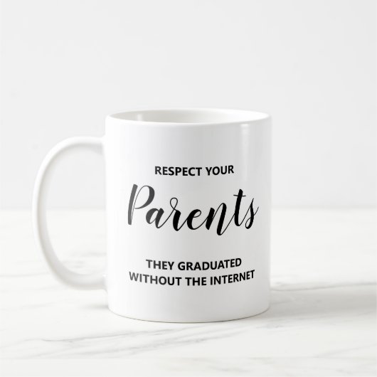 保護者の引用文 コーヒーマグカップ (左)