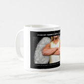 保護者の戦士の天使のマグ コーヒーマグカップ (正面左)