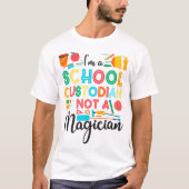 保護者の清掃係Iは学校の保護者ではない Tシャツ (正面)