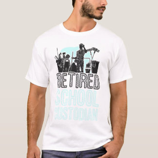 保護者退職した用清掃員退職した Tシャツ