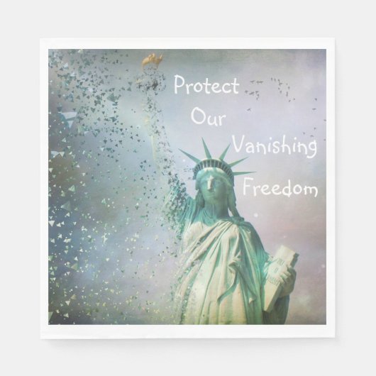 保護自由 スタンダードランチョンナプキン (正面)