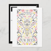 保護蜂 ポストカード (正面/裏面)