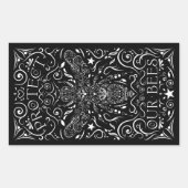 保護蜂 長方形シール (正面)