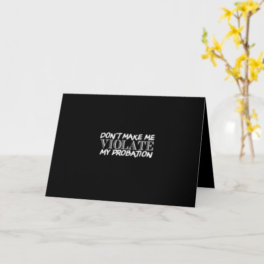 保護観察に違反させない カード (黄色い花)