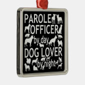 保護観察官が犬を愛する メタルオーナメント (右)