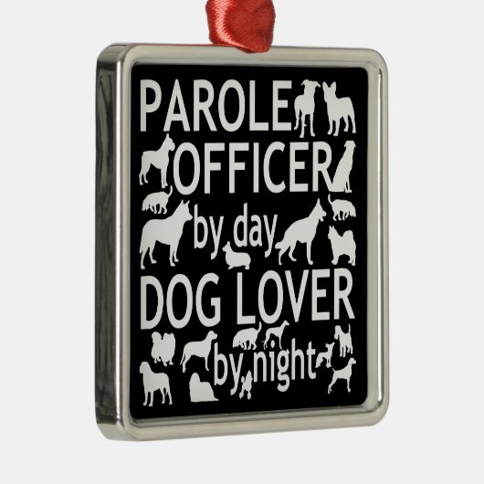 保護観察官が犬を愛する メタルオーナメント (右)