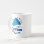 保護観察官に大声を出す コーヒーマグカップ (正面左)