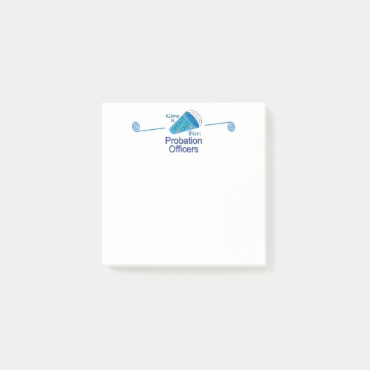 保護観察官に大声を出す ポストイット (正面)