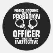 保護観察官バッジ仮釈放官法の施行 ラウンドシール (正面)