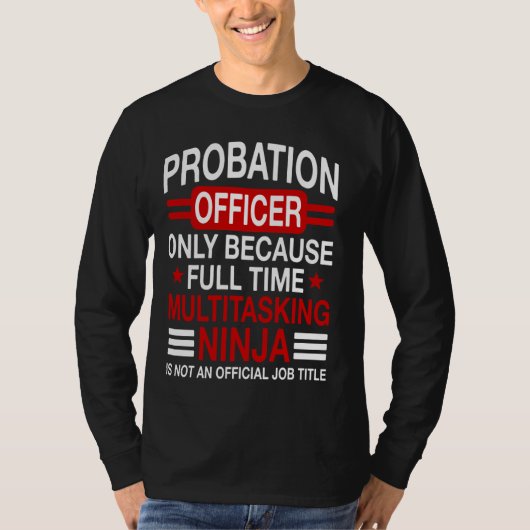 保護観察所の保護観察官 Tシャツ (正面)