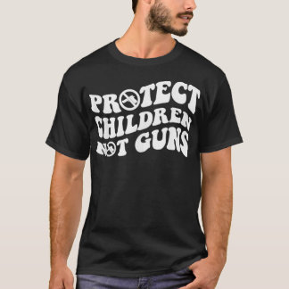 保護銃を持たない保護子ども Tシャツ