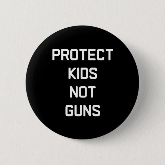 保護Kids Not Gunsシール 缶バッジ (正面)