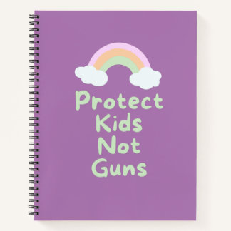 保護Kids Not Guns Word Art Journal ノートブック