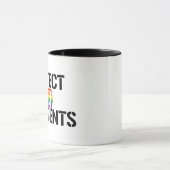 保護LGBTQの学生 マグカップ (中央)