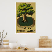 保護Parks 1938 WPA ポスター (キッチン)