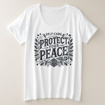 保護Peace Plus Size Women's T-Shirt