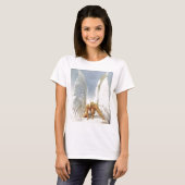 保護Picの天使はTシャツの個人化なります Tシャツ (正面フル)