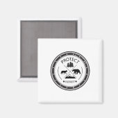 保護Reist National Parks And Forest Service マグネット (正面/裏面)