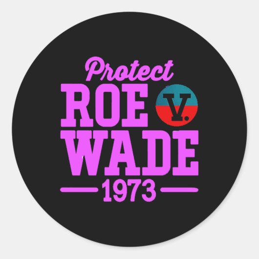保護roe v wade 6 ラウンドシール (正面)