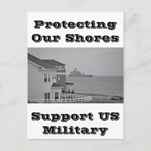 「保護s our shores」コレクション ポストカード (正面)