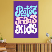 保護Trans Kids Canvas Print キャンバスプリント (インサイチュ (リビング))