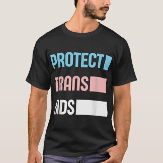 保護Trans Kids LGBTがLGBTプライドTransgeをサポート Tシャツ
