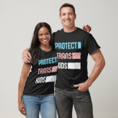 保護Trans Kids LGBTがLGBTプライドTransgeをサポート Tシャツ (ユニセックス)