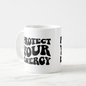 保護Your Energy Mug コーヒーマグカップ (正面左)