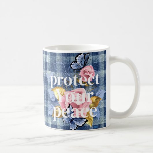 保護Your Peace Mag コーヒーマグカップ (右)