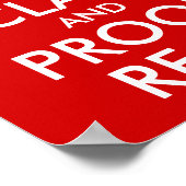 保貝と証明読赤 ポスター (角)