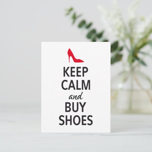 保買の靴 ポストカード (スタンド正面)