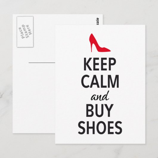 保買の靴 ポストカード (正面/裏面)