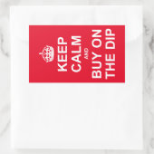 保買落ち着く 長方形シール (バッグ)