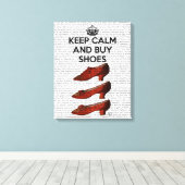 保買靴 キャンバスプリント (インサイチュ (ウッドフロア))