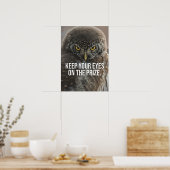 保賞品に目を向ける – 動物やる気を起こさせる ポスター (キッチン)