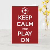 保赤いグリーティング遊カードに対して冷静で落ち着く カード (黄色い花)