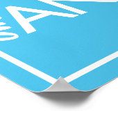 保赤いハートポスター ポスター (角)