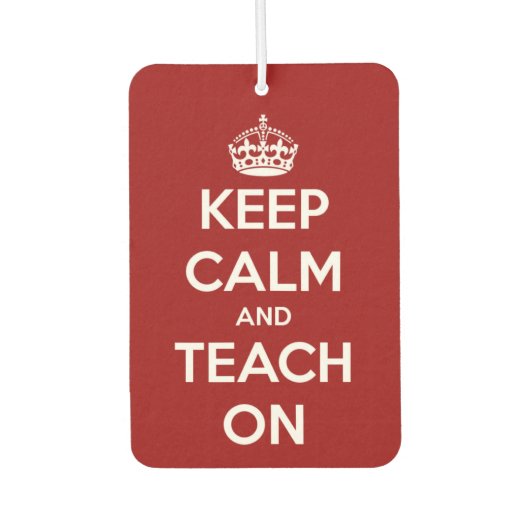 保赤と白教えオン カーエアーフレッシュナー (正面)