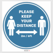 保距離 シール (シート)