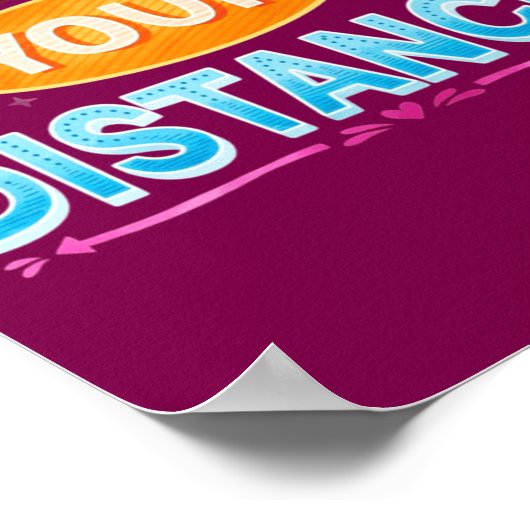 保距離 ポスター (角)